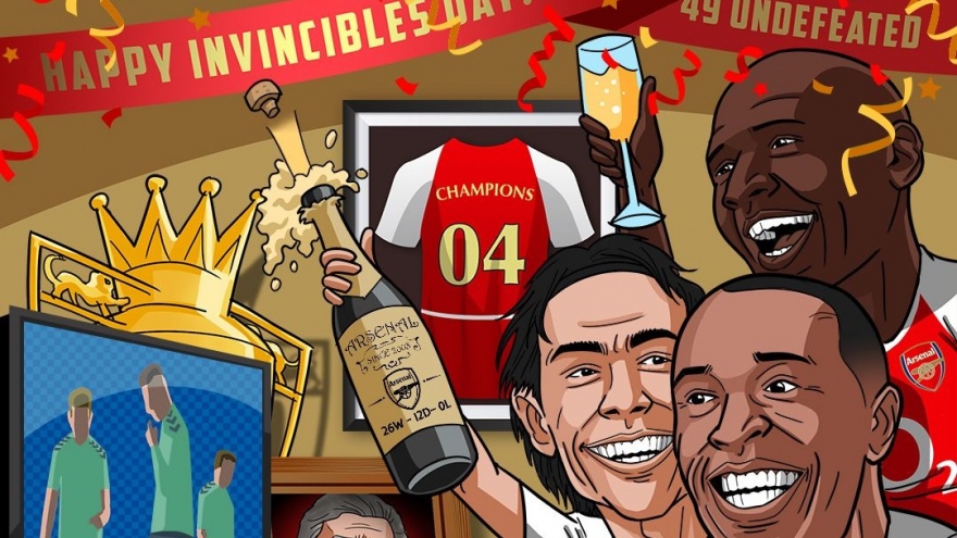 Biếm họa 24h: Kỷ lục bất bại của Arsenal tiếp tục được duy trì